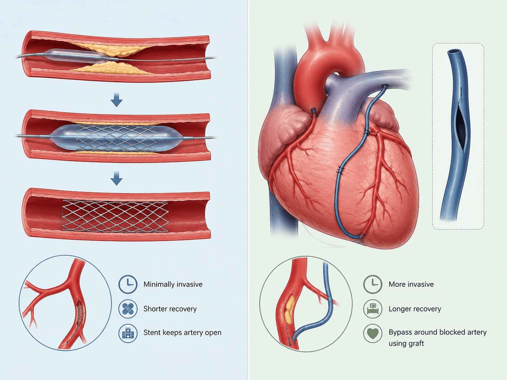 Angioplasty vs Bypass Surgery: Which One Is Suitable?